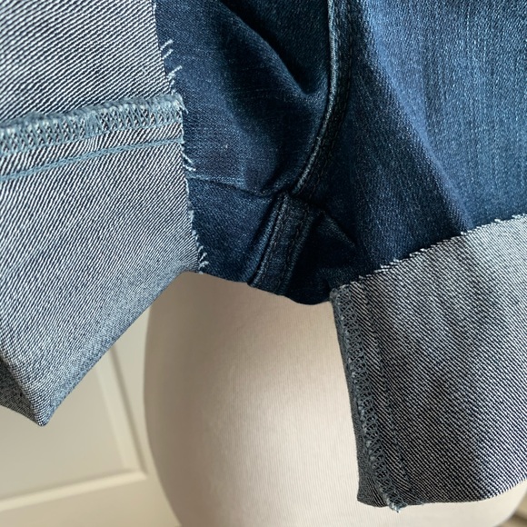 UpCycled Gloria Vanderbilt Cutoff Denim Shorts - Picture 6 of 9